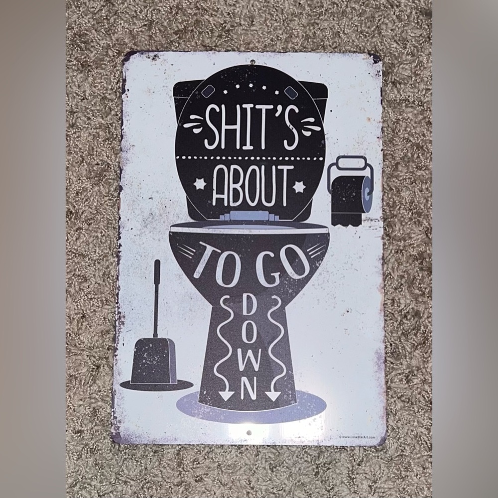Brand New!! 12" x 18" Aluminum Metal Poster Tin Wall Decor